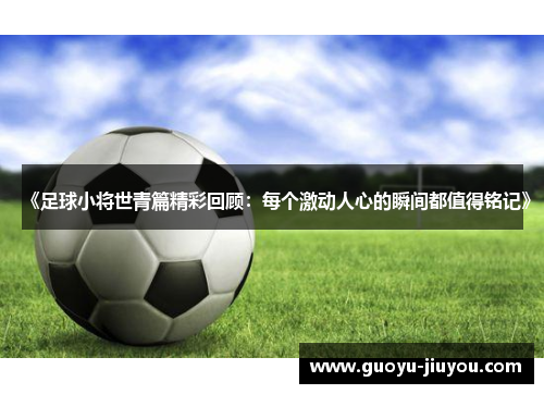 《足球小将世青篇精彩回顾:每个激动人心的瞬间都值得铭记》 《足球小将世青篇精彩回顾:每个激动人心的瞬间都值得铭记》