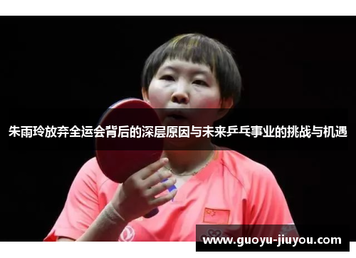朱雨玲放弃全运会背后的深层原因与未来乒乓事业的挑战与机遇